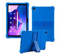 HminSen Étui pour tablette Lenovo Tab M10 Plus 3ème génération 10,6" TB-125FU, en silicone souple et réglable pour les enfants pour Lenovo Tab M10 Plus Gen 3 TB-128FU/XU 10,6" 2022 (bleu)