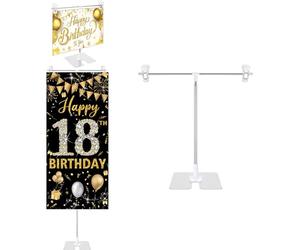 HMLFDC Porte Affiche Largeur et Hauteur Réglables, Publicitaire Présentoir A4 A3 Acier Inoxydable, Porte-Bannière Porte-Affiche pour Mariages, Foires, Commerce de Détail, Menus