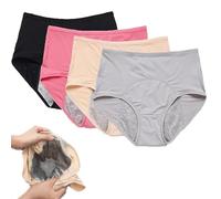 HMLSYZX Culotte Anti Fuite Grande Taille, Culottes Confortables Taille Haute étanches, sous-vêtements d'incontinence pour Femmes, Coton Doux Et Confortable