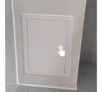 HMLSYZX Trappe de Visite Panneau D'accès Blanc, Porte d'inspection des Cloisons Sèches pour Mur, Plafond et Hachure du Service du Sol, Plaque de Couverture Murale Utilitaire Accès