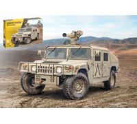 Hmmwv M966 Tow Transporteur Plastique Kit 1:3 5 Model Italeri