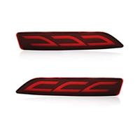HMNMXQ Troisième Feu Stop LED 2 Pièces Multi-Fonction LED Réflecteur Lampe Queue Arrière Antibrouillard Pare-Chocs Feu Stop pour CRV pour BRV pour Ville 2012-14 3e Feu Stop Arrière