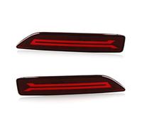 HMNMXQ Troisième Feu Stop LED 2 Pièces Multi-Fonction LED Réflecteur Lampe Queue Arrière Antibrouillard Pare-Chocs Feu Stop pour CRV pour BRV pour Ville 2012-14 3e Feu Stop Arrière