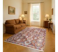 HMO HOME MY OWN Tapis de cuisine ou salon, antidérapant, mélange de coton, lavable, léger, tapis doux, disponible en différentes tailles et décors, dimensions : 150 x 200 cm