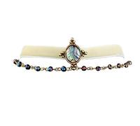 HMOOY Colliers Multicouches Pour Femmes Gothique Tour De Cou En Couches Collier Vintage Étoile Avec Larme À La Main Chaîne En Cuir Velours Ras Du Cou Colliers Pour Femmes Bijoux, Métal, Strass, Métal,