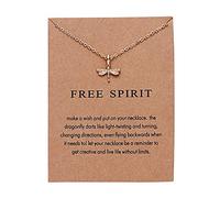HMOOY Or Soleil Collier Clavicule Chaîne Mode Lumière Du Soleil Soleil Pendentif Collier Avec Message Carte Amitié Délicat Tour De Cou Bijoux Pour Femmes Dames