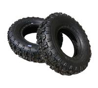 HMParts 2 X Pneu 4.10-6 Quad Enfants Chasse-Neige Tondeuse Autoportée Tracteur de Pelouse