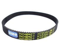 HMParts Courroie Trapézoïdale/Courroie Crantée Richeng HTD 384-3M-12 - E-Scooter