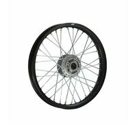 HMParts Jante en aluminium 17" avant anodisée noire compatible avec presque tous les modèles avec axe de 12 mm Dirt Bike, Pit Bike, XMOTOS, MotoCross (noir)