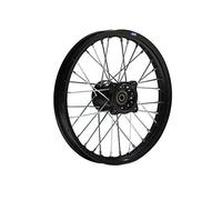 HMParts Pit Dirt Bike Cross Jante en aluminium anodisé 17" avant Noir 12 mm Type 2