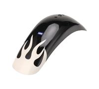 Hmparts Pocket Bike/Mini Cross Garde-Boue Flamme Noir/Blanc Devant