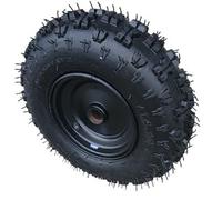 HMParts Roue complète Jante 6 pouces avant Noir avec pneu 4.10-6 ATV Quad pour enfant