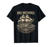 HMS Britannia Royal Navy Ship Histoire navale T-Shirt