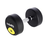 HMS HG Pro Haltère ronde avec revêtement en caoutchouc Taille : 14 kg