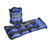 HMS Manchettes de Poids pour Poignets et Chevilles 2 x 1,5 kg ob03 Bleu
