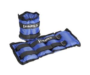 HMS Manchettes de Poids pour Poignets et Chevilles 2 x 1,5 kg ob03 Bleu