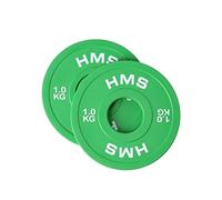 HMS Olympic Bumper Lot de 2 disques de 1 kg Vert CBRS10