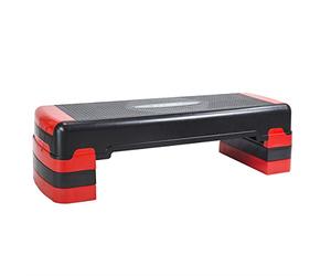 HMS Step Planche de Sport, 3 Niveaux Noir et Rouge as005