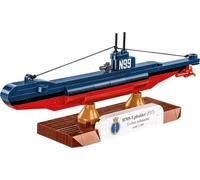 Cobi 4862 Jouet de construction Sous-marin de classe U HMS Upholder (P37) Bleu et rouge