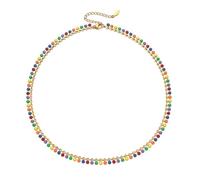 Hmsanase Collier Pendentif Argent Bijoux Hommes Femmes Necklace Collier Coloré Bohème Pour Femmes, Collier Respectueux De L'Environnement, Printemps Et Été