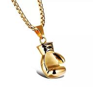 Hmsanase Fascinant Collier Pendentif Argent Bijoux Hommes Femmes Necklace Gants De Boxe Classique Couleur Unie Pendentif Hommes Sports Casual Hip Hop Collier Rue Noir Boxe Gants Or