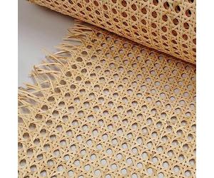 HMTBQT 35/40/45/50/60/65/70/75/80/85/90/100cm de Large Rouleau de Cannage en Rotin Naturel, Rouleau de Toile en Rotin pour Meuble,Chaise,Armoire,Réparation DIY,Projets de Cannage(35cmx1m)