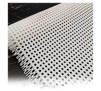 HMTBQT Rouleau de Sangle Cannage en Plastique Rotin 40-100cm de Largeur,Blanc Tresse de Vienne PE Imperméable,Synthétique Osier Toile Tissu en Canne Pré-tissée Ouverte pour Meuble(50cmx10m)