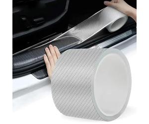 HMYOUXUAN Protecteur de seuil de Garde de Porte de Voiture pour Dacia Duster III 2020-2025, 10cm×5m Protecteur de Pare-Chocs Protection en de Port de Voiture,Transparent