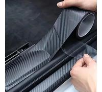HMYOUXUAN Protecteur de seuil de Garde de Porte de Voiture pour Nissan X-Trail T33 2022-2024, 10cm×5m Protecteur de Pare-Chocs Protection en de Port de Voiture,Carbon Fiber