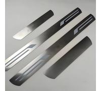 HMYOUXUAN Protection Seuil de Porte de Voiture pour Renault Scénic 4 (IV) J9 I 2016-2023 Plaques de Protection de seuil de Porte, Door Sill Contre Les Rayures Protection, 4 Pièces