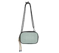 HMZXZ GreenFanny Petit sac à bandoulière avec sangle réglable Motif feuilles de sucre Motif floral Pour homme et femme