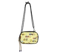 HMZXZ Sac à bandoulière motif machines de construction en sucre, petit sac à main avec sangle réglable, jaune pour voiture, camion, sac à dos besace pour femme, homme, voyage, travail