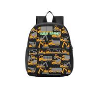HMZXZ Sac à dos personnalisé pour le transport des tout-petits - Véhicule de construction - Mini sac à dos pour garçons/filles - Motif voitures mignonnes - Sac à dos personnalisable pour la maternelle