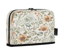 HMZXZ Trousse à crayons debout élégante avec motif floral - Grande capacité - Pour garçons et filles - Multi-couches - Organiseur de papeterie - Fleur de printemps pour l'école et le bureau