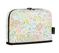 HMZXZ Trousse à crayons sur pied colorée - Grande capacité - Pour garçons et filles - Multi-couches - Organisateur de papeterie - Fleur de printemps pour l'école et le bureau