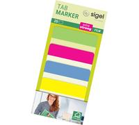 Hn204 Rigid Bookmarks ""Tab Marker"" Transparent Film,20 Sheets Of 3.8 X 5 Cm,4 Colours