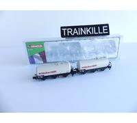 Arnold HN6676 SNCF, Coffret de 2 Wagons-citernes à 3 essieux, Avia, Wagons de fret EPIV