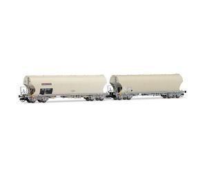 HN9757 Coffret 2 Wagons Nacco Silo Arnold Ep IV ECHELLE TT 1/120