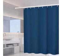 HNBFKD Rideau de Douche en Polyester uni de Style Simple avec Crochets, Rideau de Douche décoratif pour Salle de Bain, hôtel, Maison d'hôtes 75x190cm/30x75in(WxH)