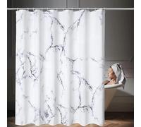 HNBFKD Rideau de Douche en Tissu imprimé marbre avec œillets, Rideau de Bain en Polyester, Rideau de Veuve, décoration de Salle de Bain, hôtel, Maison d'hôtes 120x240cm/(WxH)