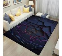 HNBFKD Tapis géométrique, personnalité, pour la Maison, Jeu, Salle de Jeu, décor, Salon, Chambre à Coucher, Tapis de Sport électronique pour Adolescents 100x150cm