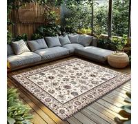 HNBFKD Tapis Vintage à Motifs Floraux, Style bohème, idéal pour la Chambre ou Le Salon, Parfait pour l'éveil bébé - 230x250cm/91x98inch