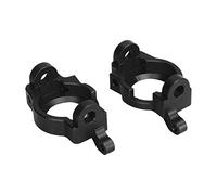 HNBGNNMRO 2 pièces de Blocs de roulettes, moyeu en Alliage d’Aluminium en Forme de C, Support de moyeu en C pour véhicule Tout-Terrain RC ZD Racing DBX 10 1/10, pièces de Rechange (Noire)