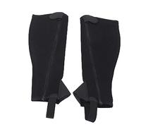 HNBGNNMRO 2 pièces, Demi-Bottes pour Enfants en Cuir synthétique Noir pour l’équitation, avec Fermeture éclair intégrale et intérieur en Maille Souple pour la Protection des Enfants Lors de (CL)