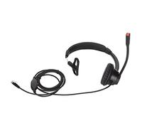 HNBGNNMRO Casque de Service Client monophonique, écouteur à Une Seule Oreille RJ9 avec Micro à réduction de Bruit, réglage du Volume, Conception légère pour Les centres d’appels et
