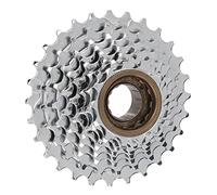 HNBGNNMRO Roue de vélo 8 vitesses 13 28T, volant d'inertie de VTT, pignon fileté en acier argenté avec haute résistance et durabilité, changement de vitesse en douceur pour vélos 8/2 x