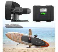 HNBYLMM Aileron motorisé électrique, propulseur sous-Marin de 288W, aileron de Surf et de Sup à Batterie, Moteur de Planche de Stand up Paddle, Vitesse 4-5 km/h, pour Paddle et Planche de Surf