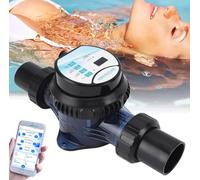 HNBYLMM Chlorateur d'eau salée pour piscines creusées, générateur de Chlore électrolytique au sel, avec Cellule en Titane autonettoyante et contrôle par app, pour piscines jusqu'à 13,000 gallons,8g/h