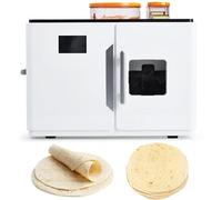 HNBYLMM Fully Automatic Roti Maker Electric Chapati Tortilla Pancake Flatbreads Pita Making Machine, One Key to Make 20 Pcs/One Time, Create Perfect Rotis with Desired Thickness