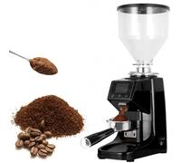 HNBYLMM Moulin à café électrique, Moulin à Grains de café 200W avec 19 réglages de mouture précis, Lames en Acier Inoxydable 304 et Bols Amovibles, pour Usage Professionnel et Domestique,1500ML